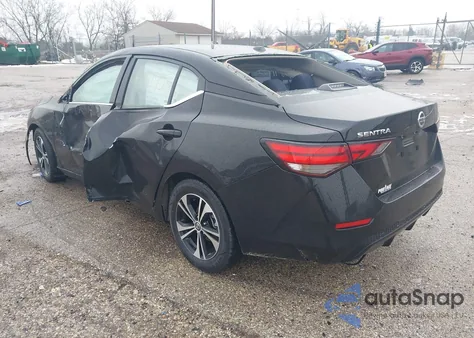 2022 Nissan Sentra Sv Xtronic Cvt z USA, uszkodzony, nr VIN 3N1AB8CV2NY291721